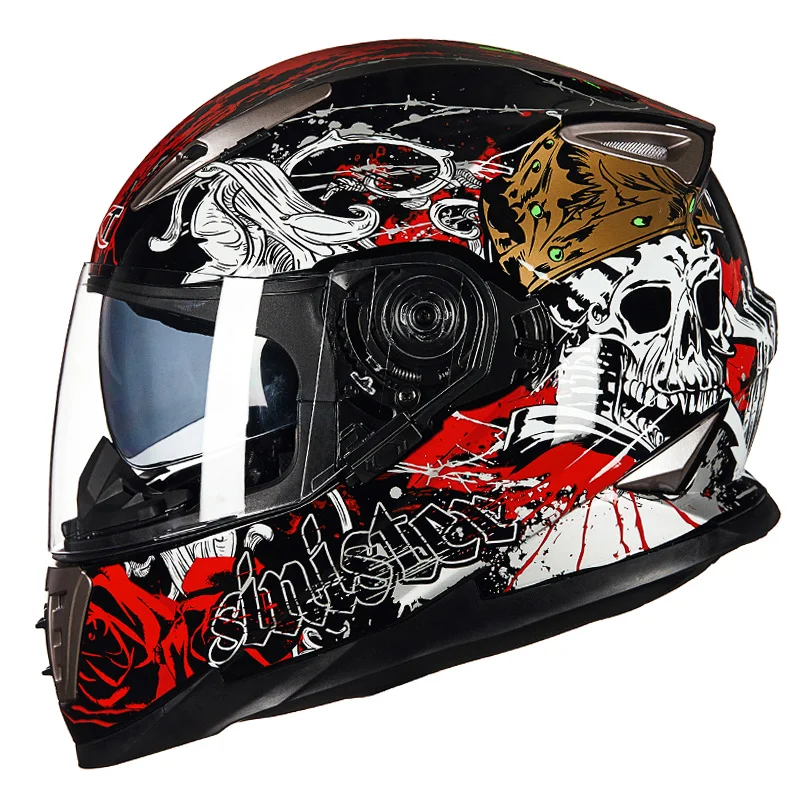 

GXT999 Motorcycle Full Face Helmet Visor Motocross Racing Helmet Visors One size fit all for GXT 999