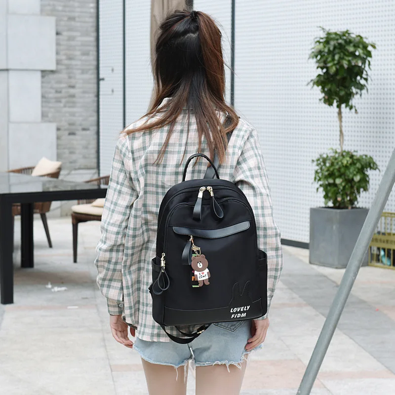 

2020 Female Backpack Casual For Women Pu Leather Back Pack Shoulder Cross Bags Travel School
