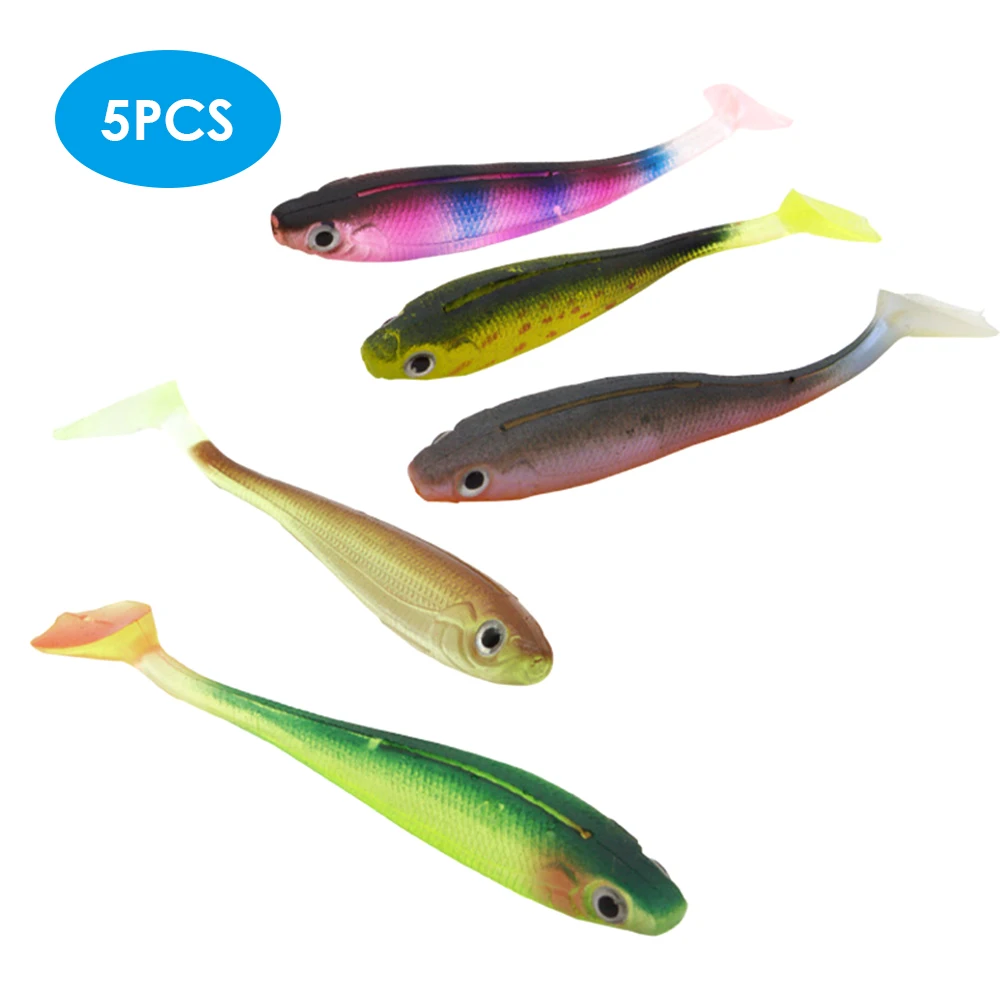 5 шт. рыболовные приманки искусственные жизни как рыбалка Троллинг Портативный