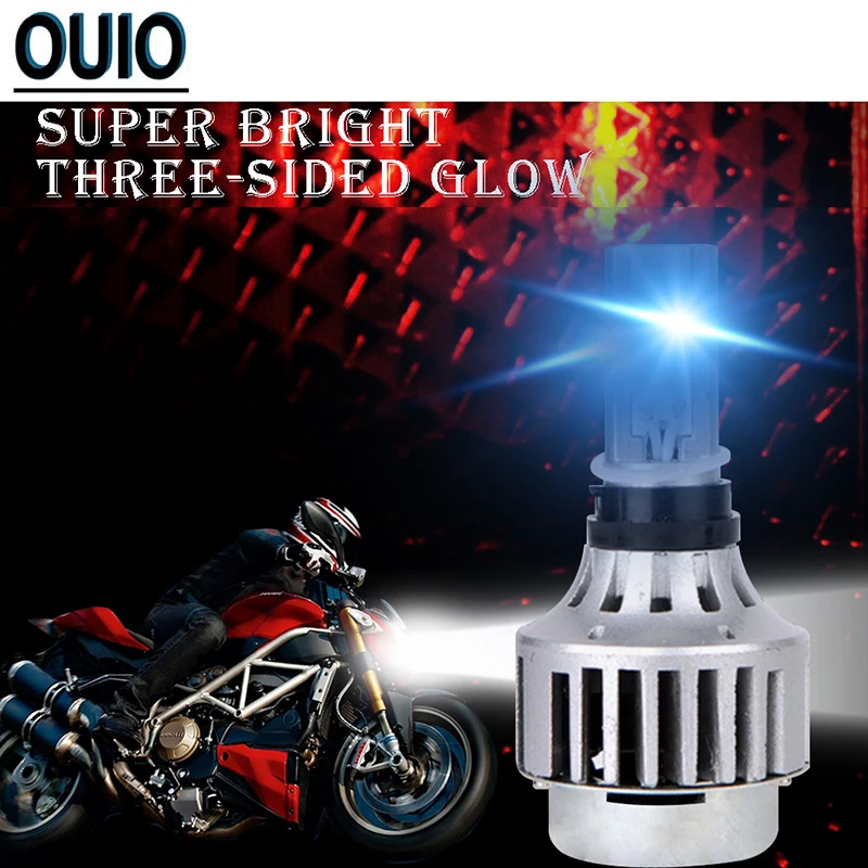 M3 мини H4 светодиодный мотоциклетный головной светильник лампы 30W 6500K мотоцикл