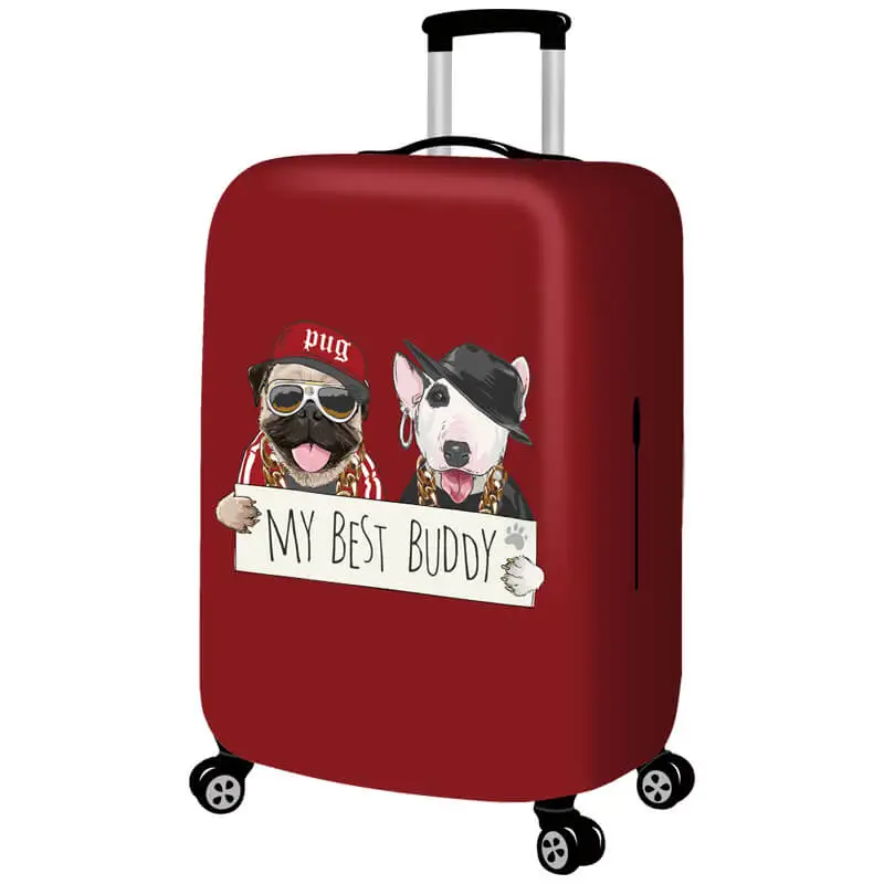 

Плотный чехол для костюма, Защитные Чехлы, чехол для путешествий с рисунком совы, эластичный Чехол для багажа 18-32 дюйма