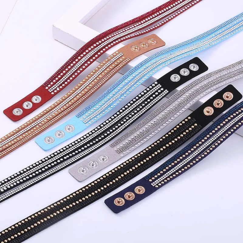 Женский многослойный браслет MAIKALE Винтажный Длинный плетеный кожаный с