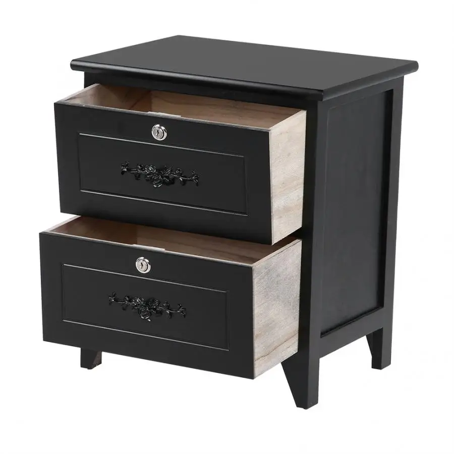 Нет необходимости в сборке деревянная тумбочка прикроватный столик Органайзер