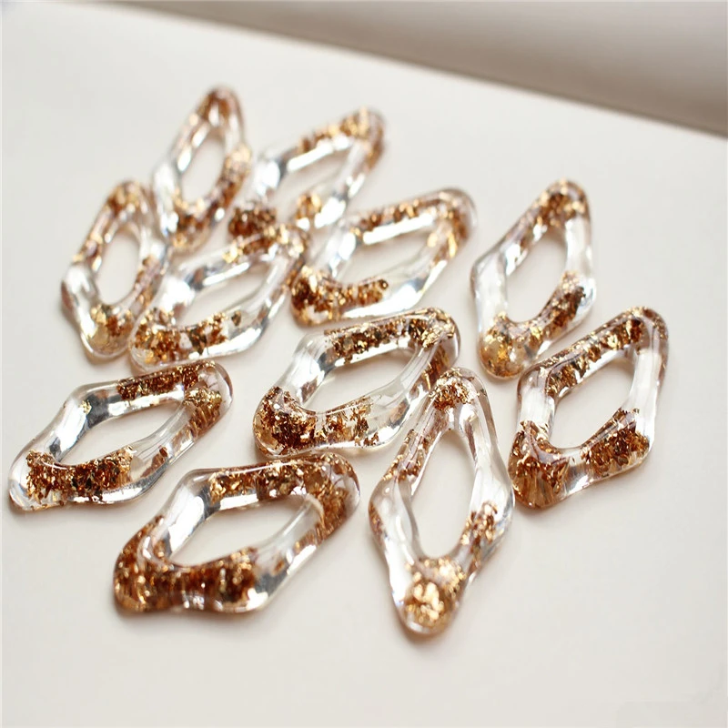 Новый стиль 40 шт./лот блестящее украшение геометрия неправильной формы ромб