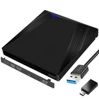 Черный чехол для Blu-Ray плеера Type C USB 3,0 + USB 12,7 SATA мм чехол для внешнего оптического диска чехол для ПК ноутбука