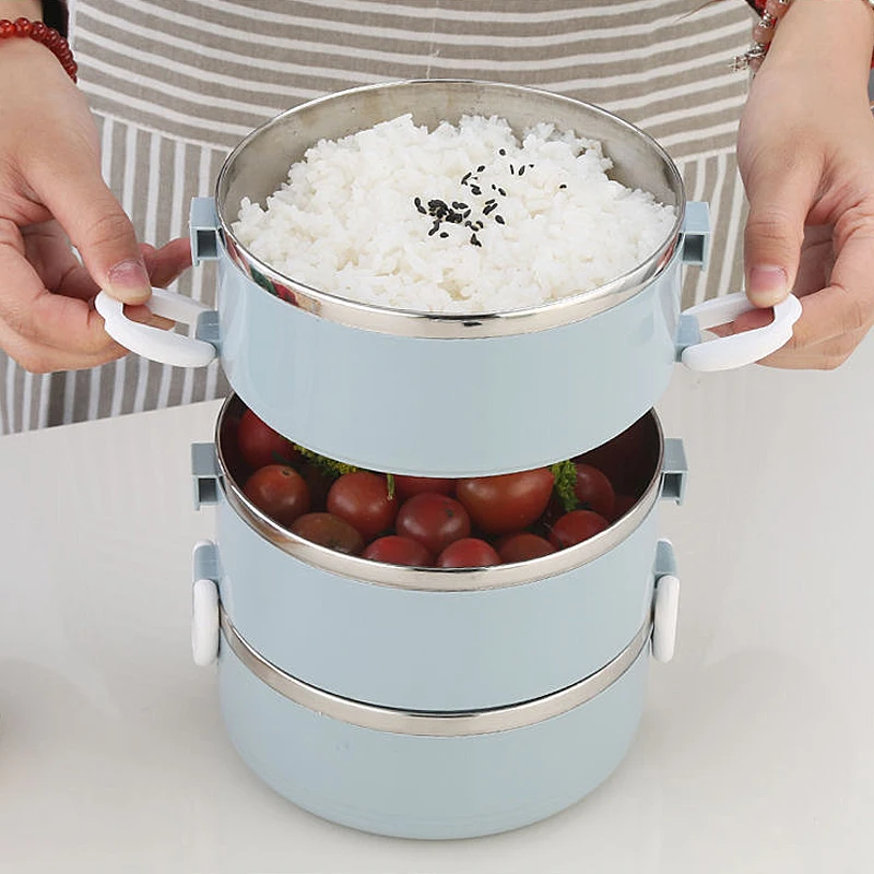 

Cute Japanese Lunch Box For Kids School Portable Food Container Stainless Steel Bento Box Kitchen Leak-Proof Lunchbox