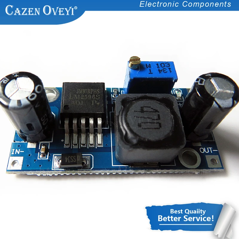 5 шт. / Лот DC понижающий модуль преобразователя LM2596 Регулируемый регулятор