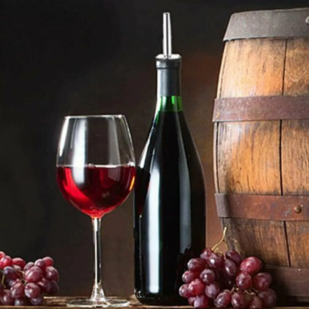 

12Pcs Wine Pourer Stainless Steel Alcohol Liquor Spouts Bottle Dispenser Wine Bottle Stopper With Cap Wine Bar Accessories Tool