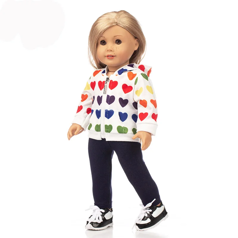 

Baby New Born Fit 17 inch 43cm Doll Clothes Accessories Star Down Jacket Pants Clothes Dress For Baby Birthday Gift