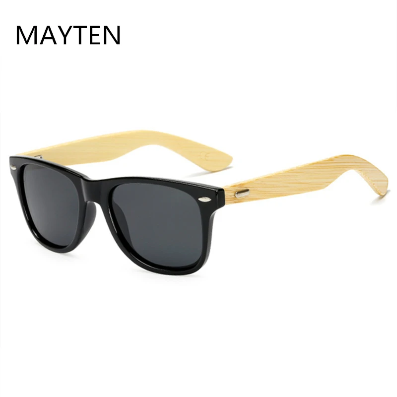 

Retro Wood Sunglasses Men Bamboo Sunglass Women Brand Design Sport Goggles Gold Mirror Sun Glasses Shades lunette oculo