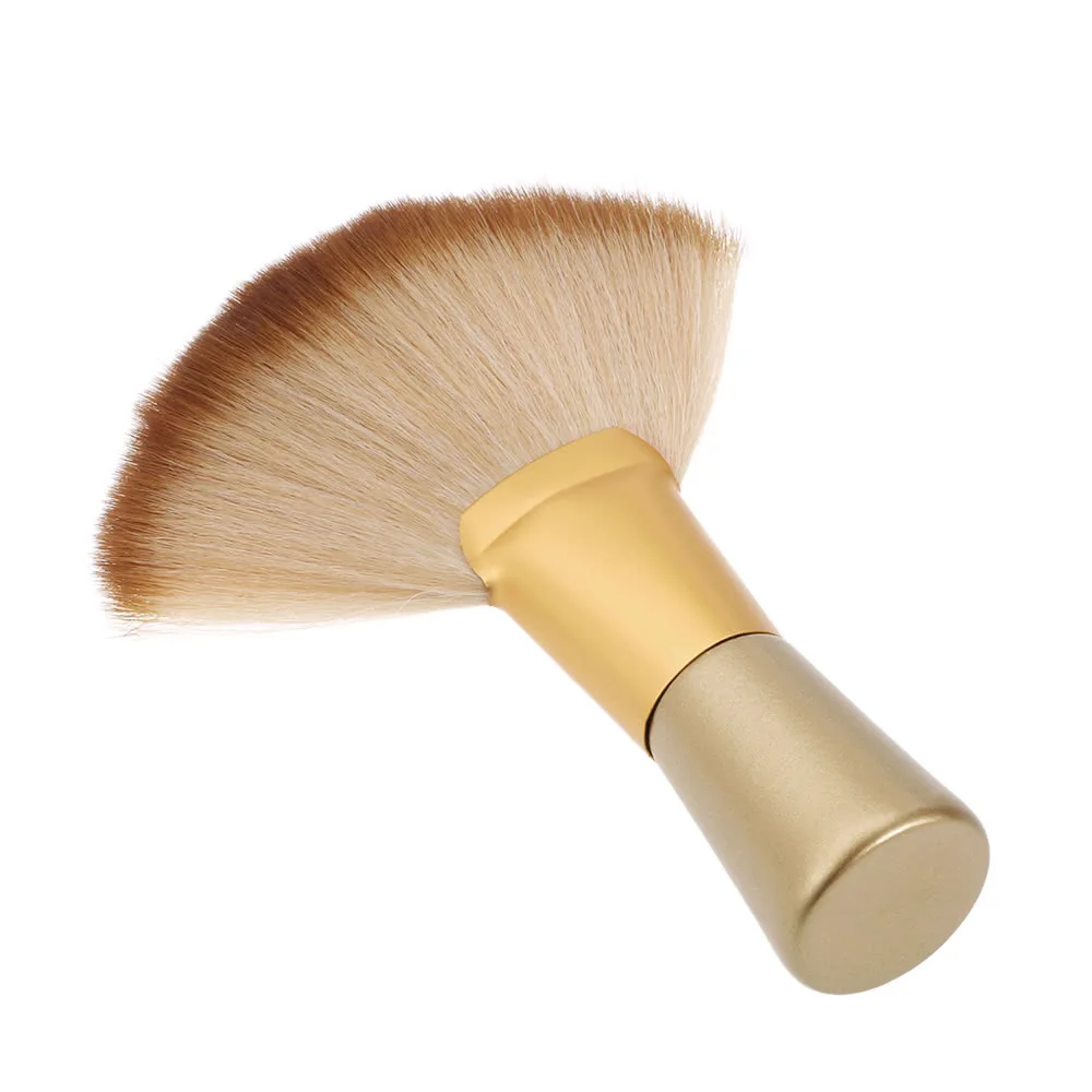 

Hair Cutting Brush Barber Cleaning Neck Duster Fan-shaped Sweep Brush Face Duster Professional Hairdressing Tool for Salon