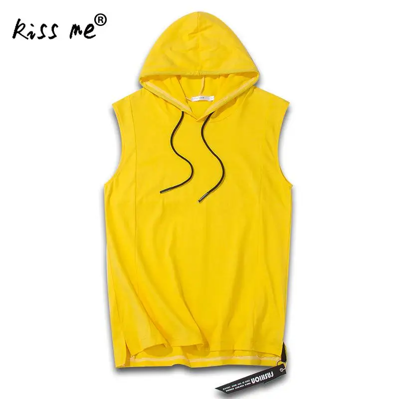 Men Running Vests Hooded Solid Sport Suit Gym Wear Outdoor Fitness Training Sportswear Male Slimming Workout | Спорт и развлечения