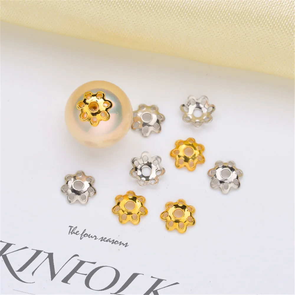 

Разделитель из стерлингового серебра S925, не чувствительный, не выцветает, гладкий разделитель для консилера с жемчужинами