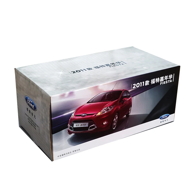 Оригинальная коробка 1:18 высокоточная модель автомобиля FORD FIESTA из сплава
