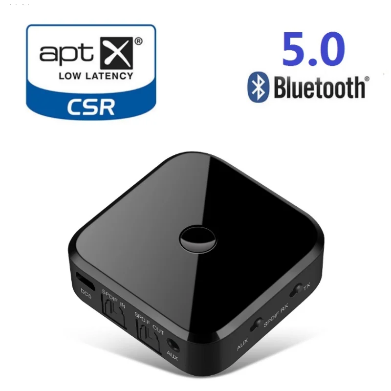 Беспроводной Bluetooth 5 0 передатчик Aptx без потерь приемник аудио 3 мм AUX SPDIF для