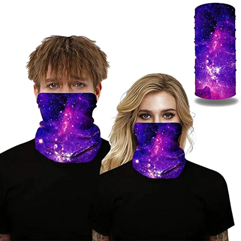 Мужской женский спортивный шарф для отдыха Звездный цвет активного