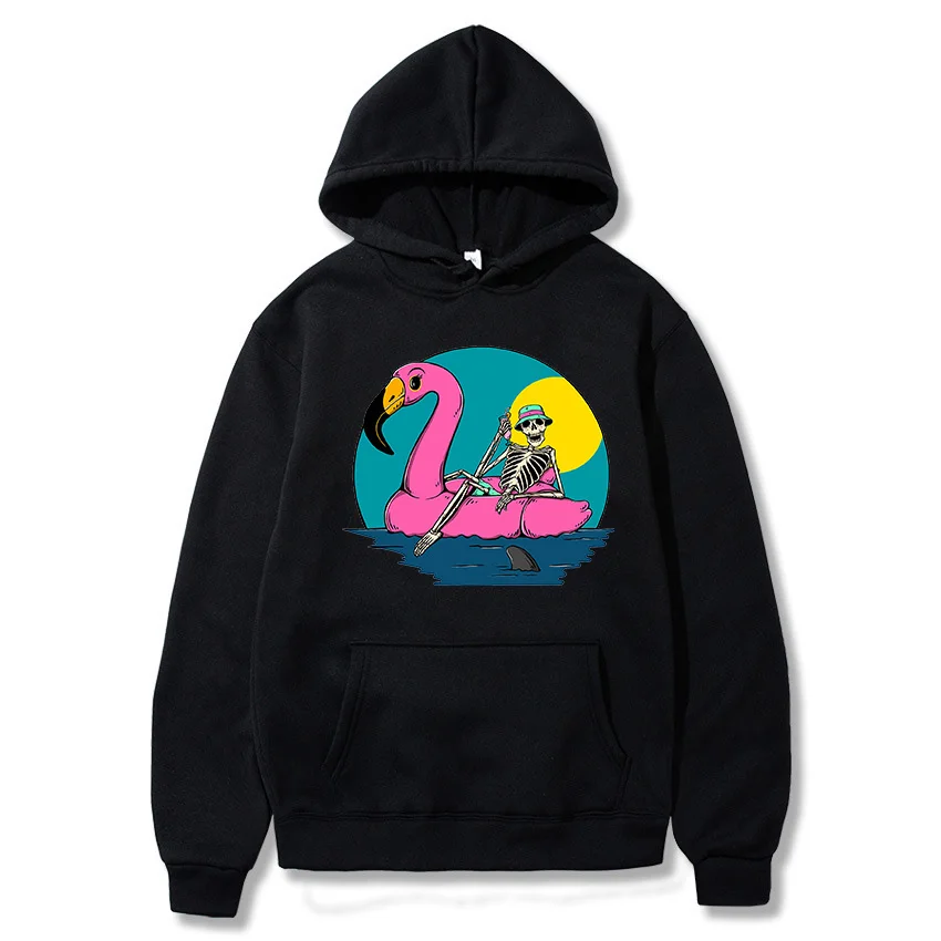 

Vacation pink swan hoodie Anime Sweatshirt Women Korean Kpop Street Style Sweatshirt girl Streetwear korean oversized hoodie