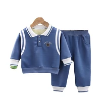 new winter toddler casual costume autumn baby boys fashion clothes children thicken t shirt pants 2pcssets kids warm tracksuits