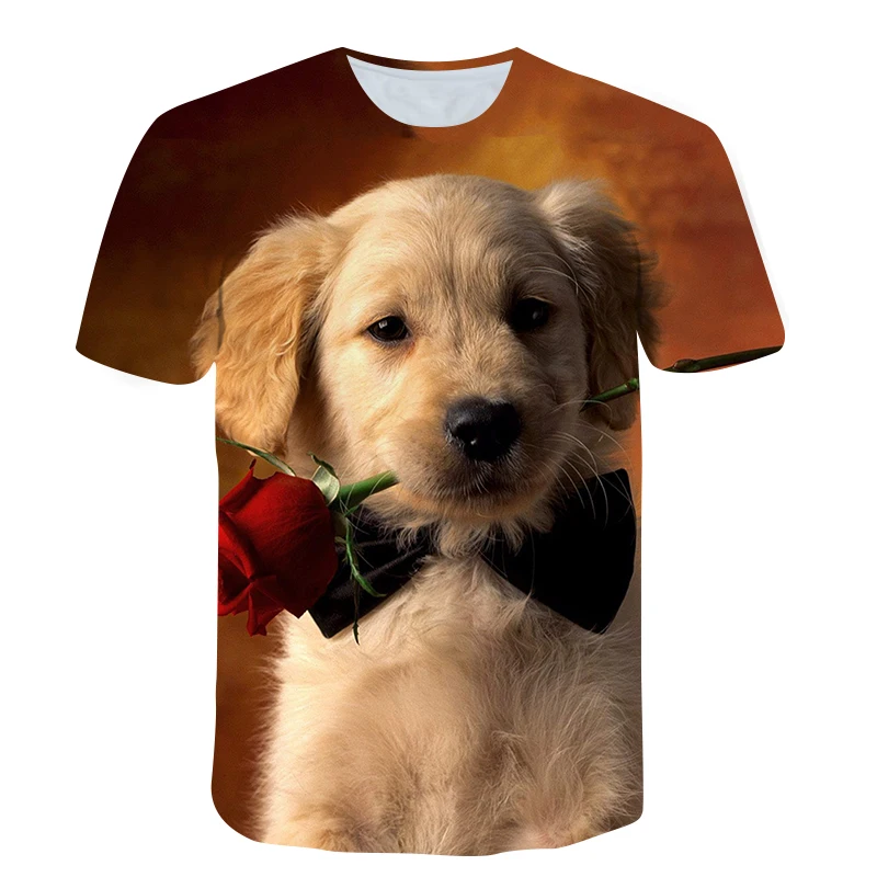 

Animal Cute Dog 3d printed Boys Girls T-shirt Top Fashion Tshirt Kid T-shirt Funny t shirt for Children Oversized t-shirt