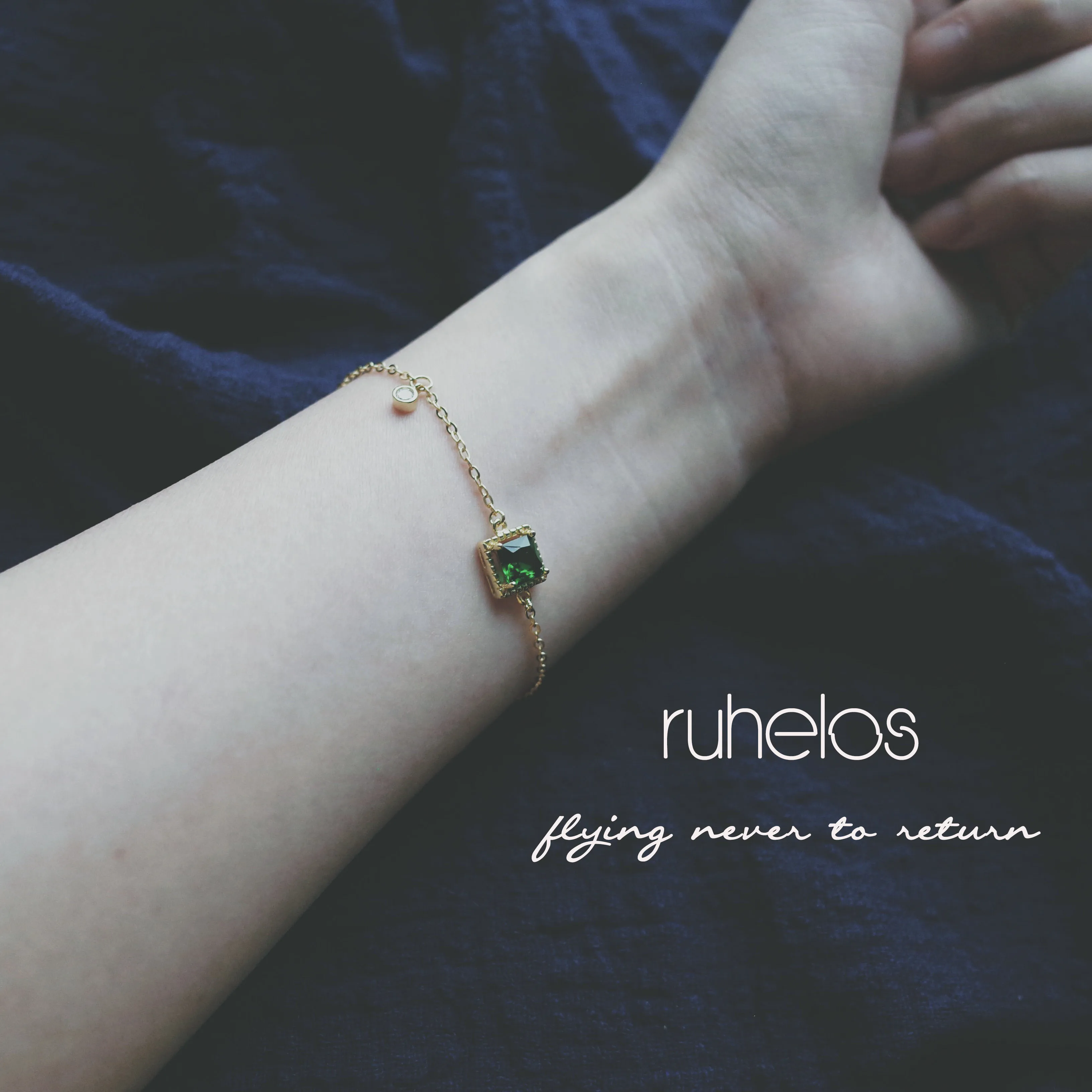 Латунные квадратные зеленые циркониевые бриллиантовые женские классические