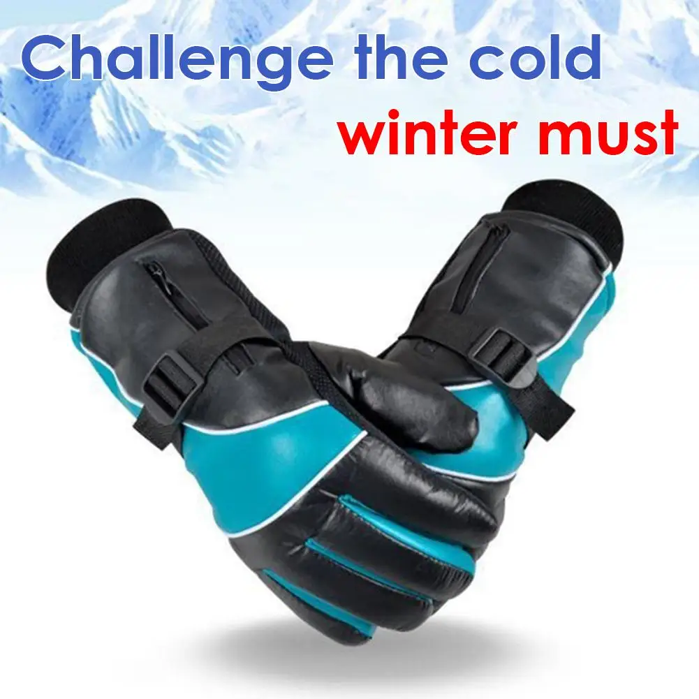 Electrothermal Gloves Motorcycle Charging/warm Warm 12 V Electric Heating Male Glove Fever Cycling Skiing Protective Gear | Спорт и