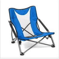 new outdoor aluminum folding backrest beach chair moon chair portable camping fishing chair leisure