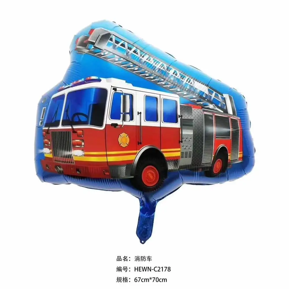 

Fire engine Bulldozer Tractor Construction Loader Foil Helium Balloon Farm Theme Party Baby Shower Birthday Party Decorations