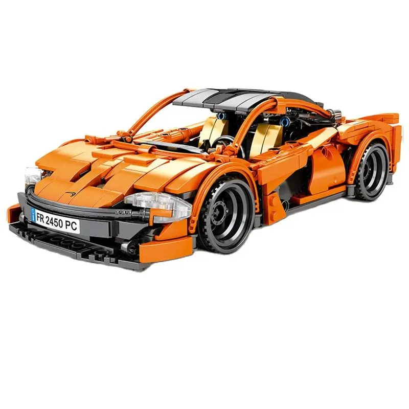 Mold King The boy любимый tesembo Creator Pull Back механический F1 гоночный автомобиль спортивная детская игрушка подарок кирпич