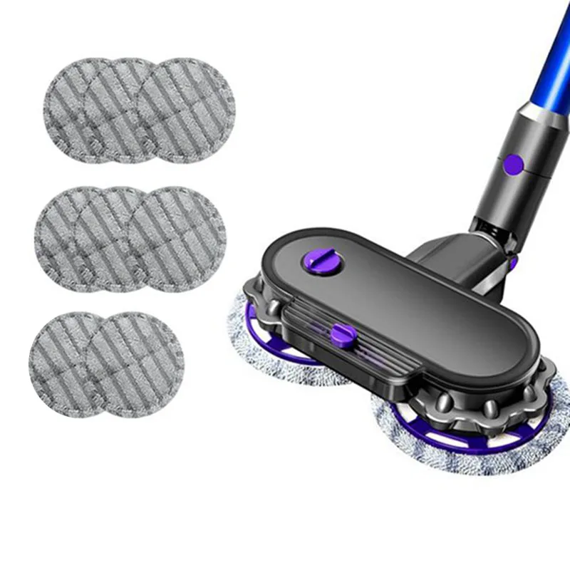 Electric Cleaning Mop Head For Dyson V7 V8 V10 V11 Vacuum Cleaner Parts Wet And Dry With Water Tank ABS | Бытовая техника