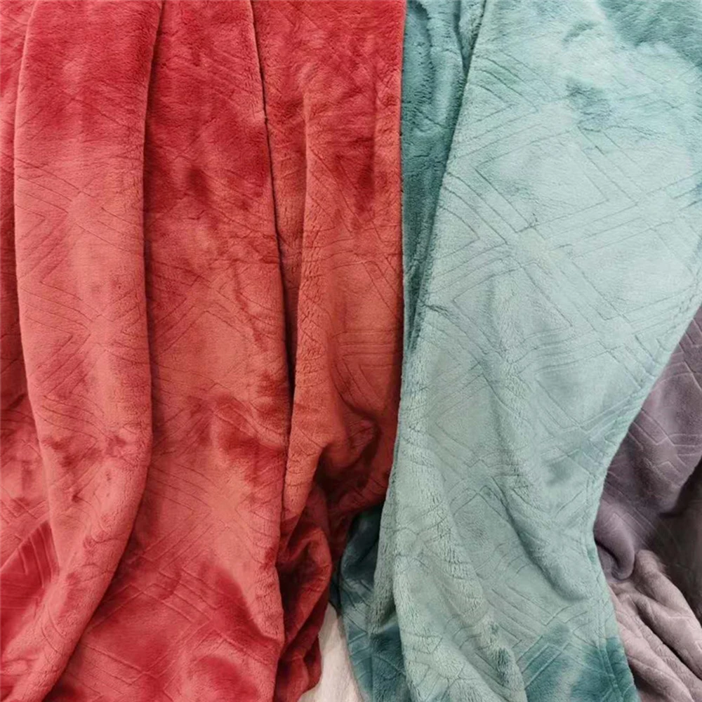 

Fluffy Raschel Blanket Diamond Pattern Super Warm Soft Blankets Throw on Sofa/Bed/ Travel Solid Bedspread Throw Blanket