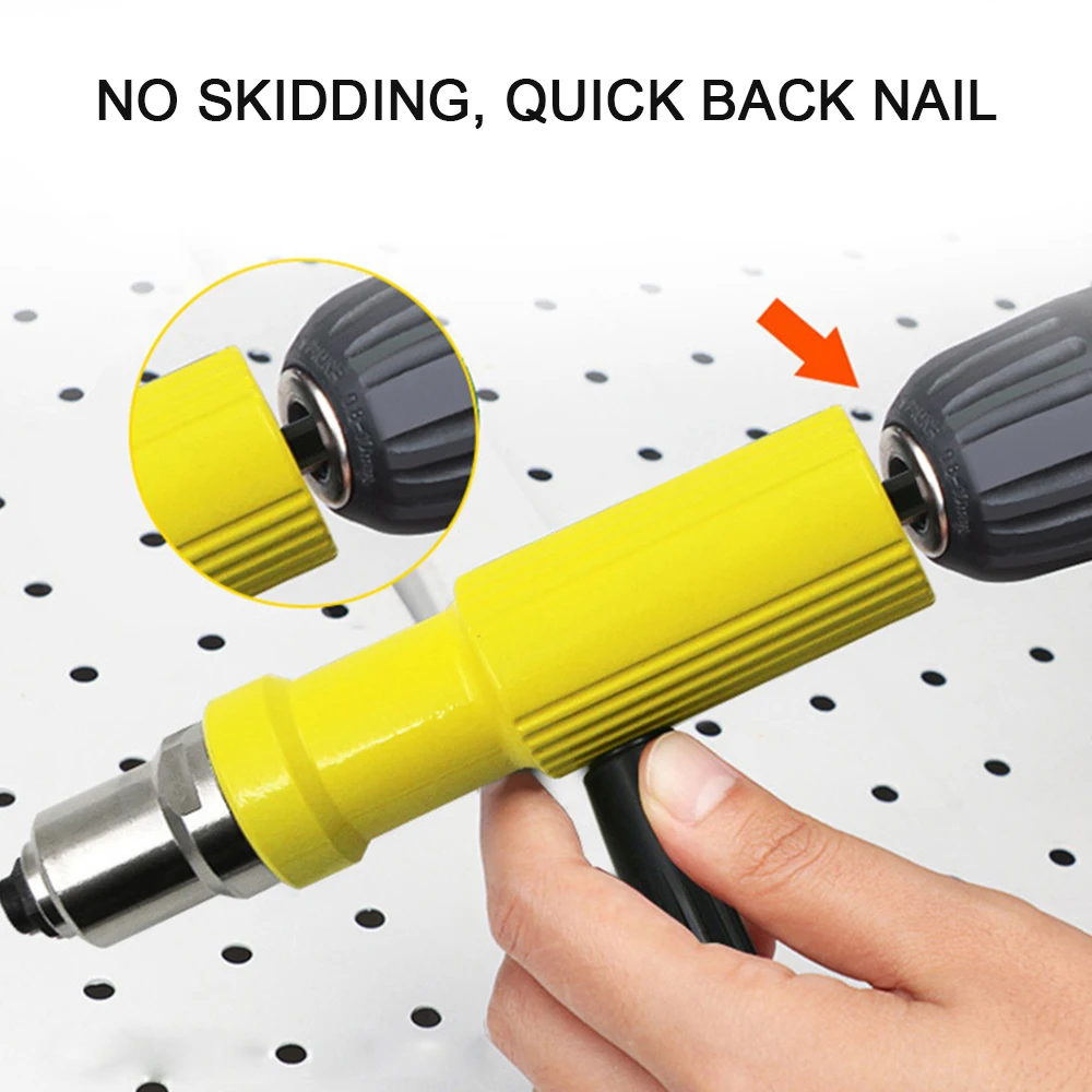 Переходник клепального аппарата для сверла клепки инструмент беспроводной