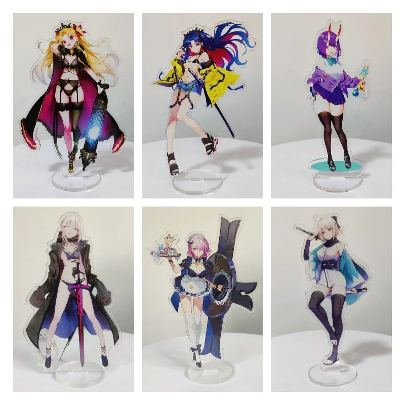 Fate Grand Order Character Model Anime Figure Acrylic Double-Sided Hd Design Stands Model Desk Decor Props Xmas Gift Hot Sale