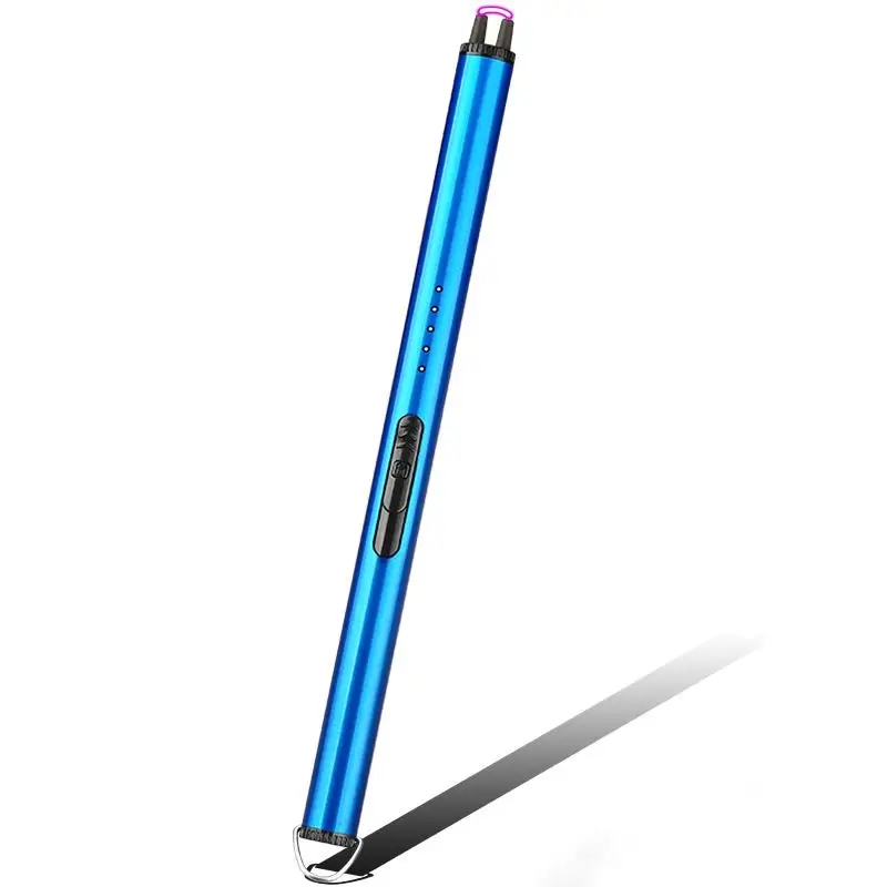 Длинный металлический перезаряжаемый пистолет зажигания USB дуга прикуриватель