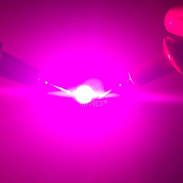 full spectrum pink 100 шт./лот 1 Вт 3 Вт 5 Вт полный спектр светодиодный светильник для выращивания, лучший bridgelux светодиодный чип для выращивания растений в помещении - Испускаемый цвет: full spectrum pink