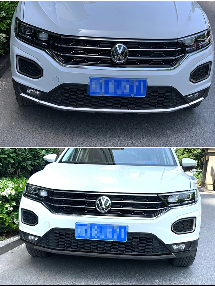 Отделка переднего бампера для VW-Volkswagen T-Roc Модифицированная Передняя бампер