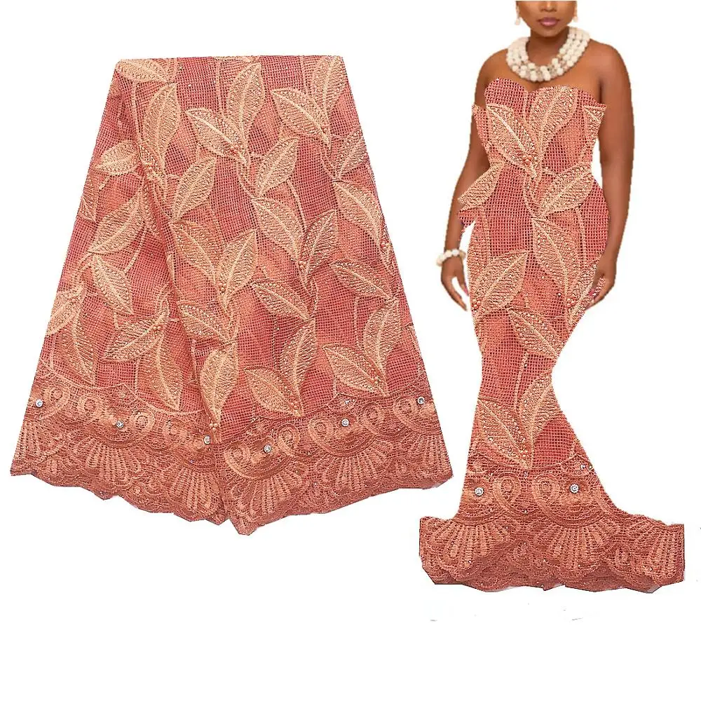 Кружевные материалы с вышивкой африканская швейцарская вуаль кружево высокого