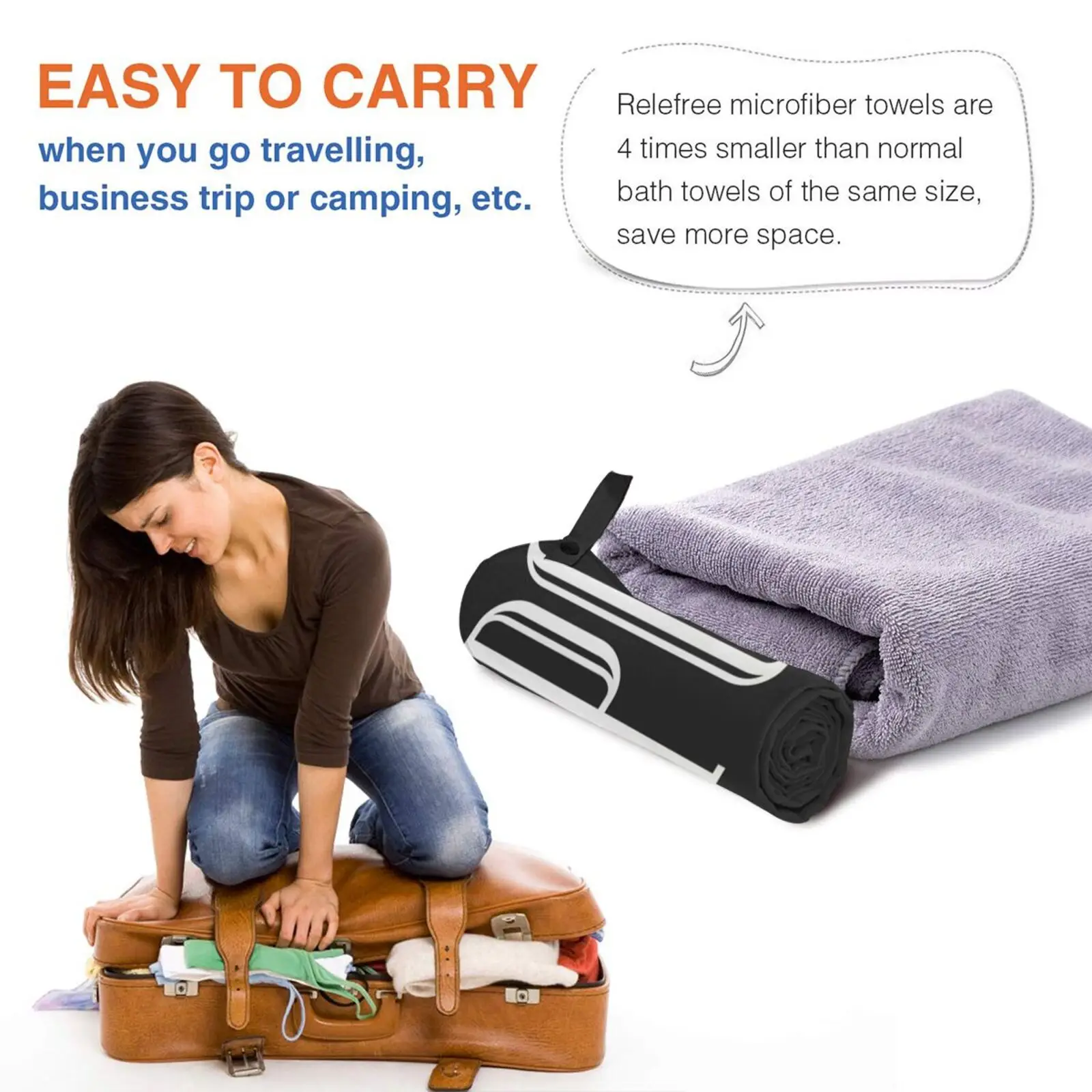 Полотенце быстросохнущее в итальянском стиле Неаполь спортивное портативное