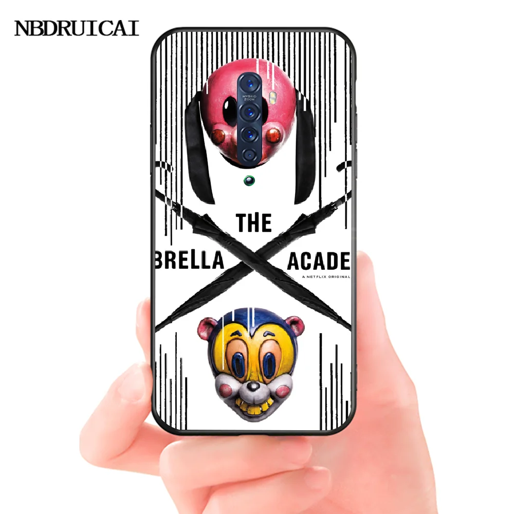 NBDRUICAI зонтик Академии DIY Окрашенные Bling чехол для телефона OPPO Reno2 Z R15 pro R17 R11 R9S Plus R9 |