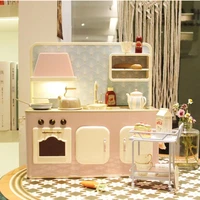 aizulhomey simulation iron kitchen set mouses house furniture 16 ob11 bjd lol blyth accessories for dolls baby cooking toys