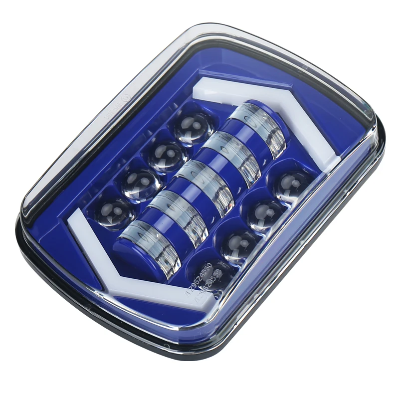 6x7 квадратная светодиодная фара для Jeep XJ 55 Вт дальнего света Toyota внедорожников