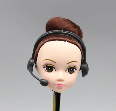 Новое поступление оптом 10 шт./лот гарнитура микрофон Аксессуары для 1/6 Барби