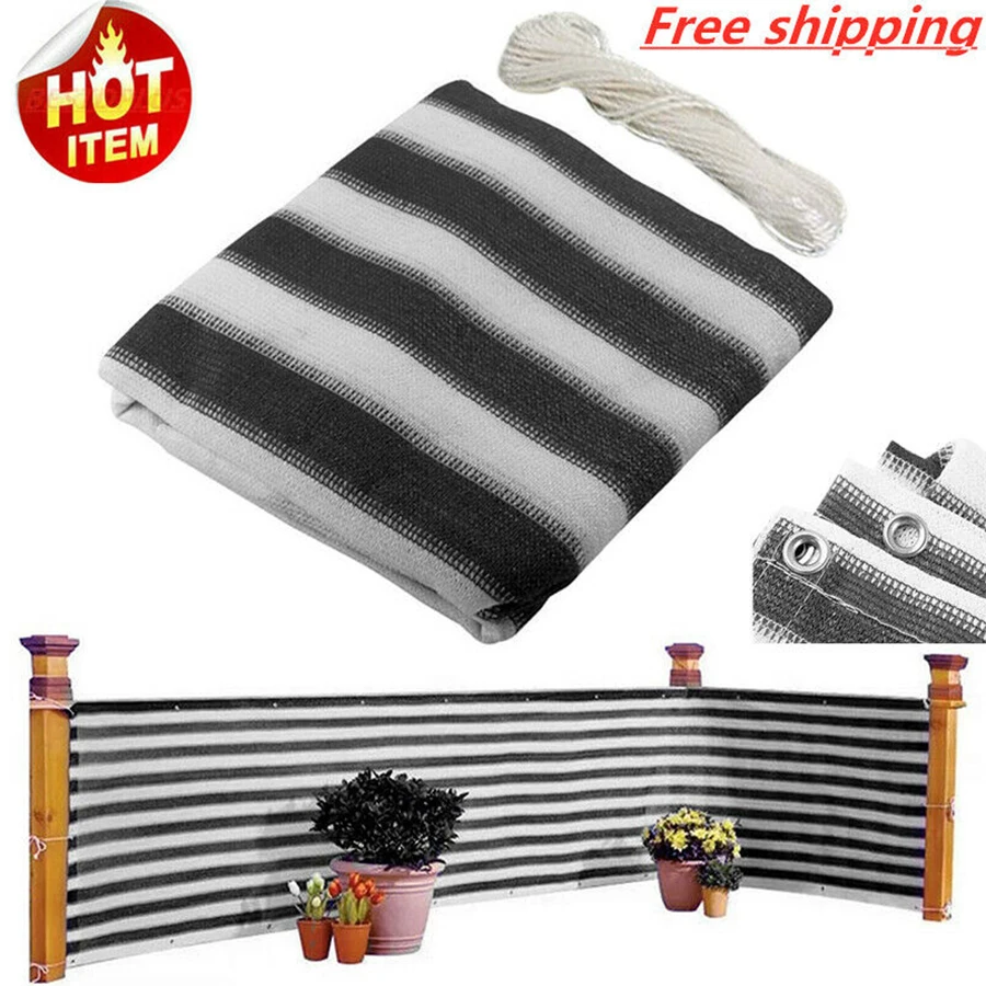 Дом HDPE балкон экран конфиденциальности с люверсами забор колода Маскировочная