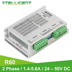 Rtelligent R60 цифровой NEMA 23 24 шаговый двигатель драйвер контроллер 24-50VDC 5.6A для NEMA 23 24 шаговый двигатель CNC машинный комплект