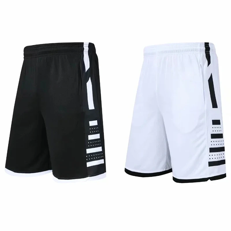 Men's Sportswear Gym Mens Sports Running Shorts Quick Dry Basketball Shorts Sport Zipper pocket Workout Shorts Training Jerseys