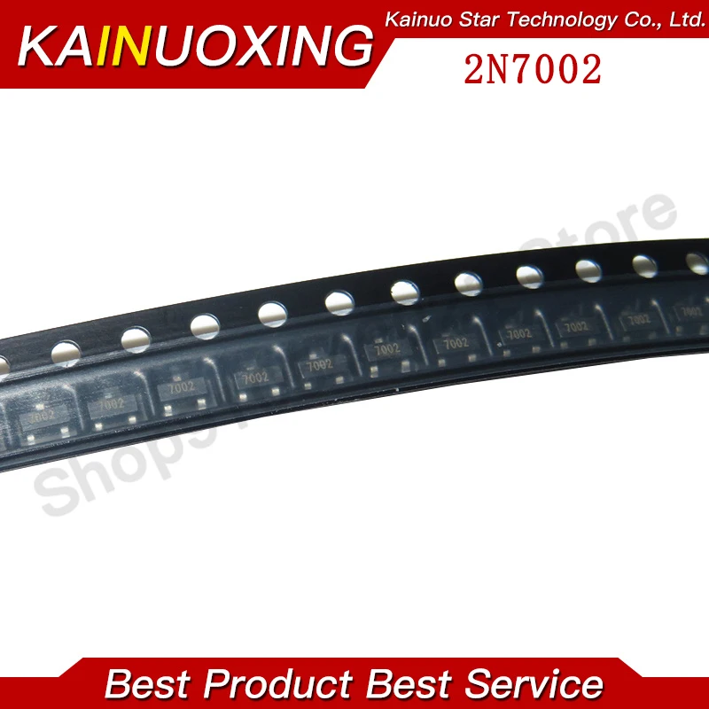 100 шт. 2N7002LT1G SOT23 2N7002 SOT-23 SMD 702 MMBT7002LT1G 60 V, 115 mA, N-Channel Новый и оригинальный