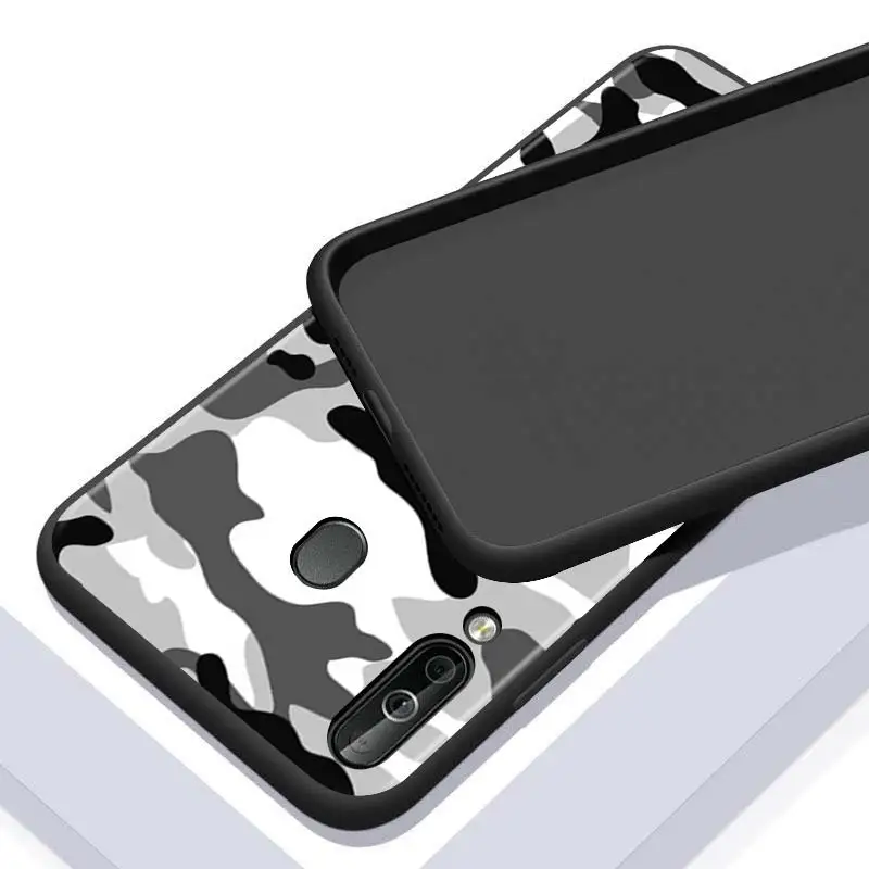 

Army camo Camouflage for Huawei P10 P20 Pro P30 P40 Y5 Y6 Y7 Y9 2019 Nova 7i 5T 5i 5 4e 4 3i 3e 3 Bright Black Phone Case
