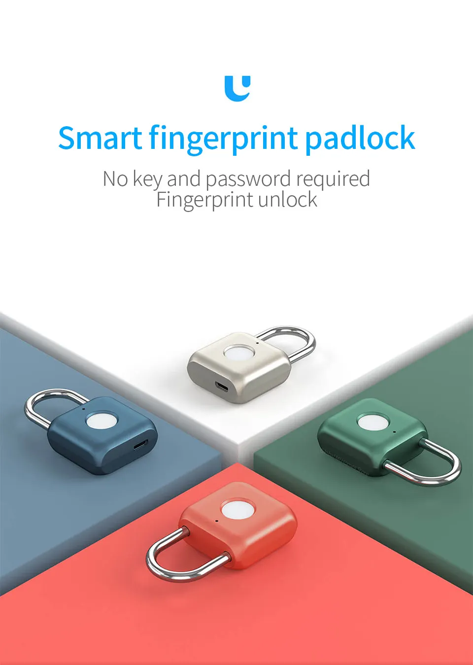 Xiaomi Mijia YD Умный Замок, работающий по отпечатку пальца Padlock Kitty Hardcore technology отпечаток пальца открытый умный дом путешествия офисный безопасный
