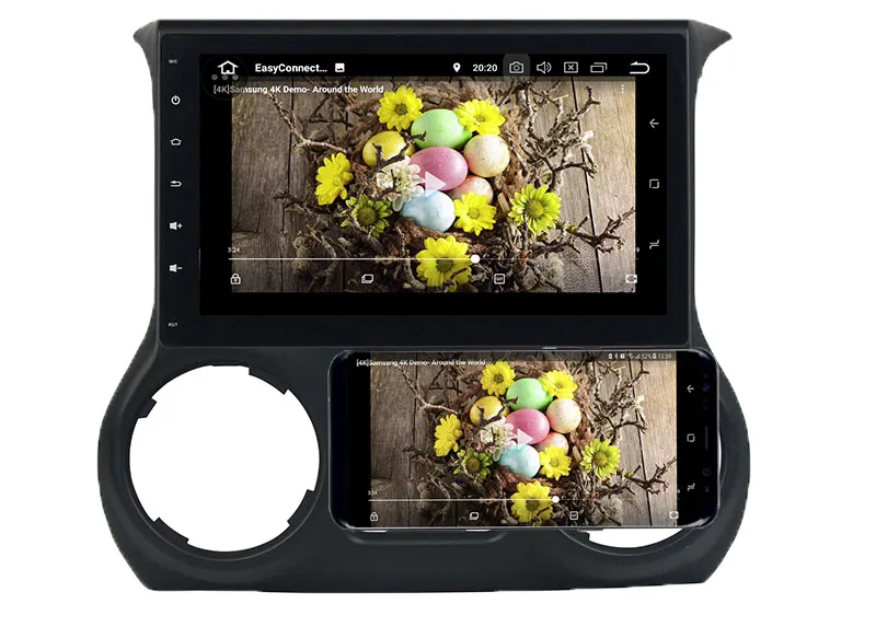 Belsee 10,1 экран Android 9,0 Авто головное устройство Радио Стерео навигация для Jeep Wrangler JK 2011 2012 2013