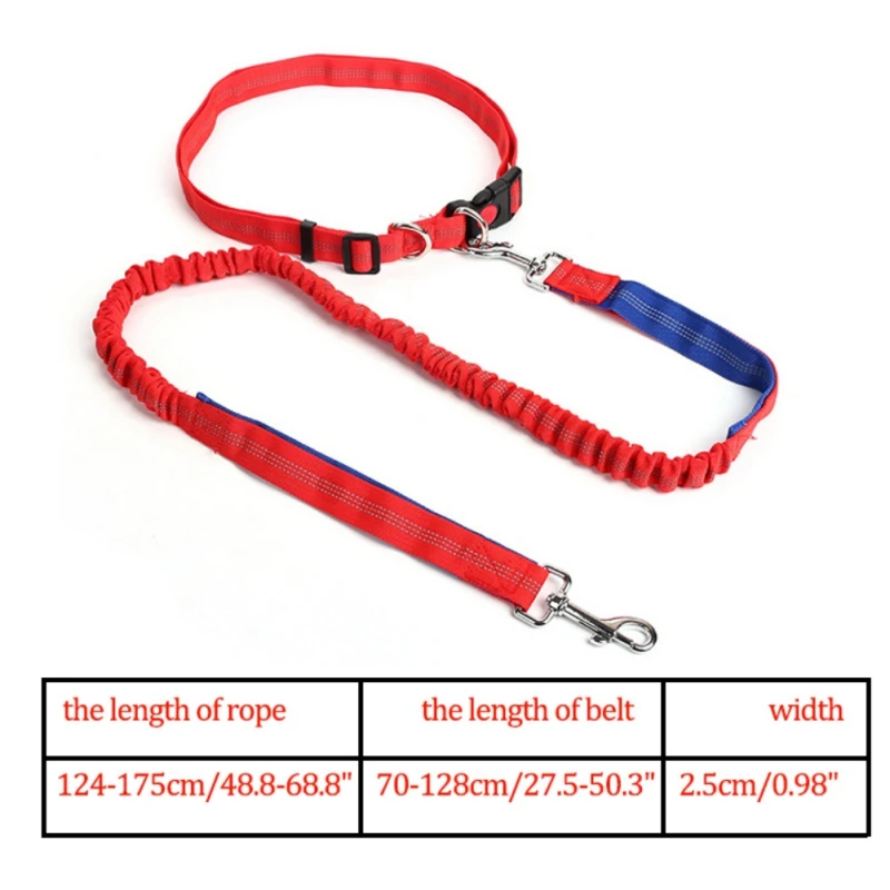 Ночь Светоотражающие эластичного нейлона аварийное отсоединение поводки бег Hand