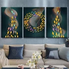 Настенная картина рыба, 3 панели